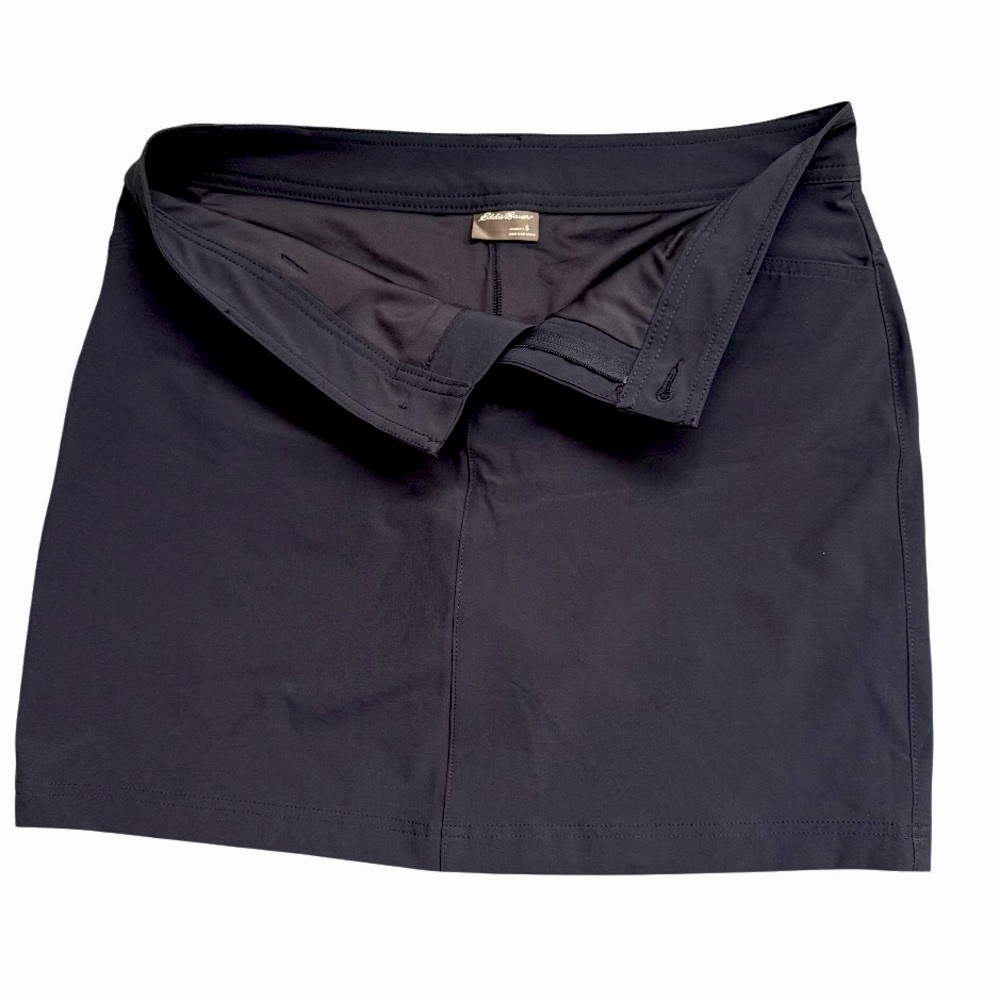 Eddie Bauer Skort Womens
Size 6 Navy Blue Built-In-Short
Skirt‎ Active Stretch